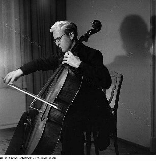 Porträt Clemens Dillner (1925-1995; 1. Konzertmeister Staatskapelle Dresden)