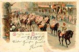Parade in der Friedrichstraße