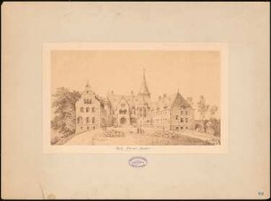 Schloss Sesswegen: Perspektivische Hofansicht