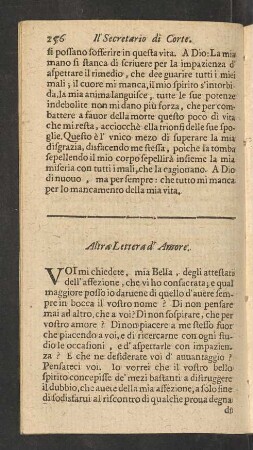 Altra Lettera d' Amore.