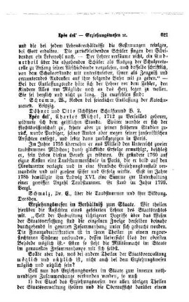 Erziehungswesen im Verhältniß zum Staate