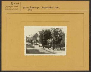 Sorbentreffen in Radibor 1946. Festumzug : Zlět w Radworju 1946. Swjedźenski ćah