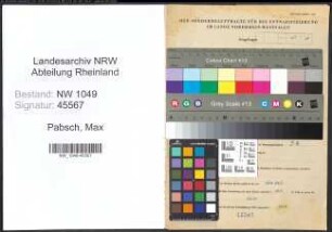 Entnazifizierung Max Pabsch , geb. 14.10.1898 (Schuhmacher)