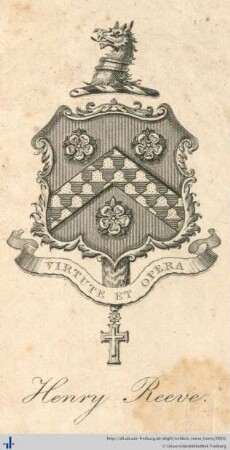 [Provenienz]: Reeve, Henry