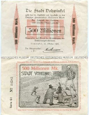 Vohwinkel, 500 Millionen Mark