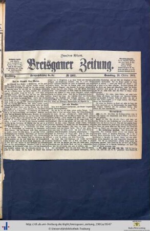 26.10.1901 (Zweites Blatt)