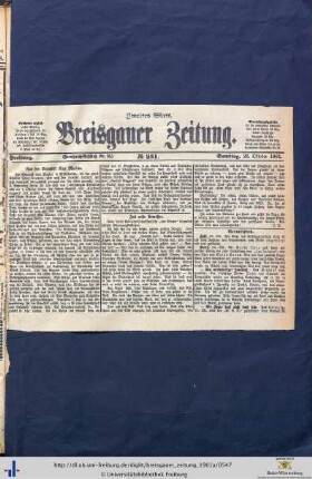 26.10.1901 (Zweites Blatt)