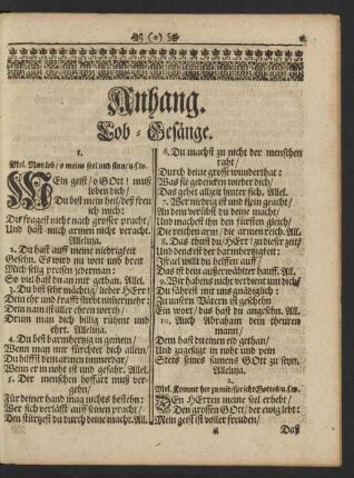 Lob-Gesänge