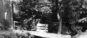 Weißenberg-Lauske. Ehem. Mühle, Granitsteg
