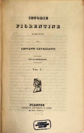 Istorie fiorentine : scritte. 1