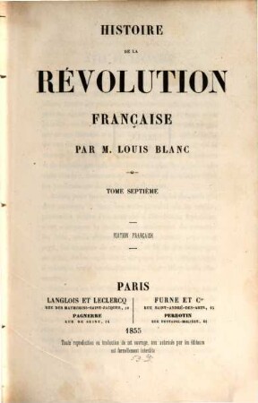 Histoire de la révolution française. 7