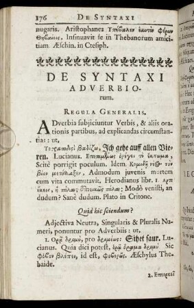 De Syntaxi Adverbiorum.