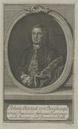 Bildnis des Johann Christoph von Dreyhaupt