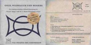 Gold, Weihrauch und Myrrhe. Koptische Psamodie. Weihnachtsevangelium