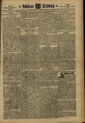 Dritte Ausgabe vom Mittwoch, den 30. November 1910.