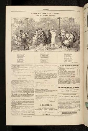 Paris en 1868 - par F. Regamey IV - Le Jardin Mabille