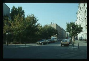 Diapositiv: Naunynstraße, Manteuffelstraße, Oktober 1991