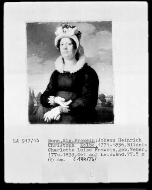 Bildnis der Charlotte Luise Weber