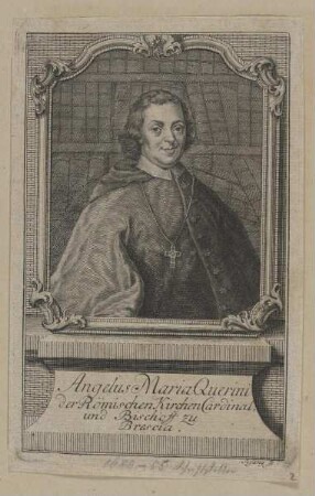 Bildnis des Angelus Maria Querini