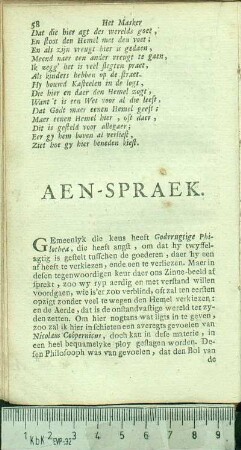 Aen-Spraek.