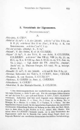 3. Verzeichnis der Eigennamen