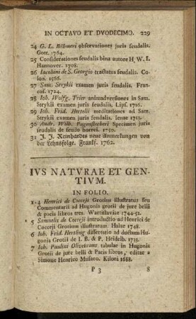 Ius naturae et gentium.
