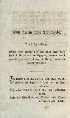 Abul Ferrue oder Bunaberde