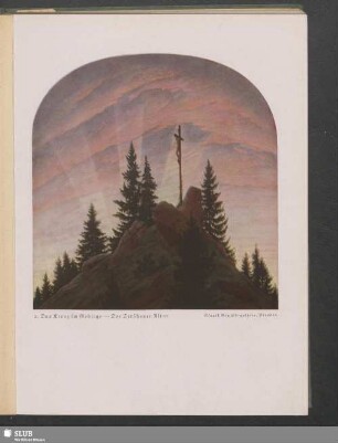 2. Das Kreuz im Gebirge – Der Tetschener Altar