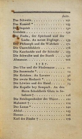 Poetische Versuche, 2