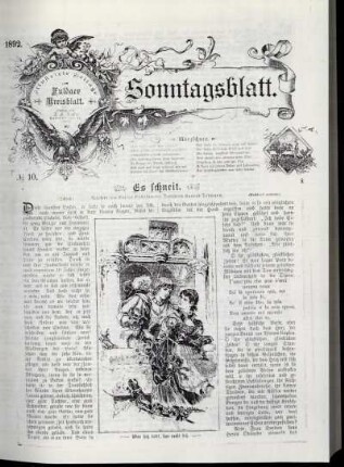 Ausgabe vom Sonntag, den 06. März 1892.