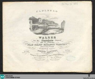 Carlsbad : Walzer für das Pianoforte : 107tes Werk