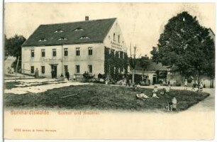 Burkhardswalde. Gasthof und Brauerei