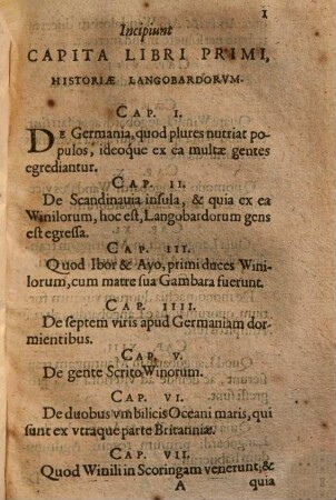 De gestis Langobardorum : libri VI ; Ad Mscr. & vet. codicum fidem ed.