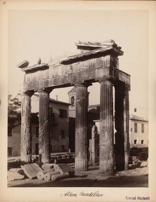 Markttor (?), Athen: Ansicht