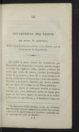 Advertencia del editor de esta 3a edicion