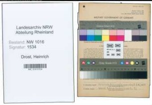 Entnazifizierung Heinrich Drost , geb. 08.07.1909 (Spediteur)