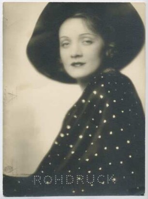 Marlene Dietrich (Berlin, 1929) (Archivtitel)