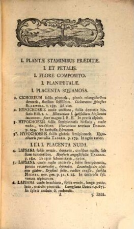 Nomenclator Ex Historia Plantarum Indigenarum Helvetiae Excerptus