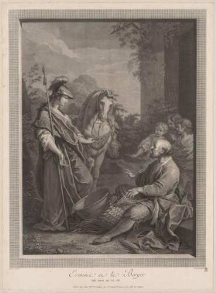 Erminia bei den Hirten (zu Torquato Tassos "Gerusalemme liberata")