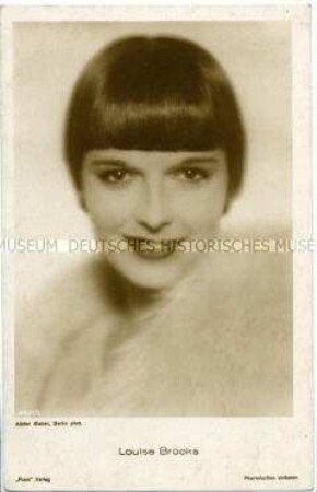 Porträt der amerikanischen Schauspielerin Louise Brooks
