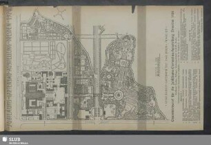Gesamtentwurf für die Jubiläums-Gartenbau-Ausstellung Dresden 1926