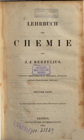 Lehrbuch der Chemie, 3