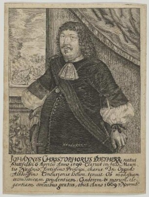 Bildnis des Johannes Christophorus Dietherr