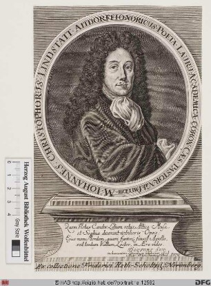 Bildnis Johann Christoph Lindstätt