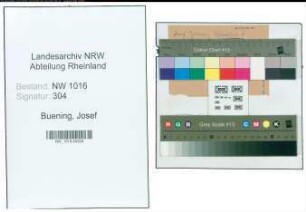 Entnazifizierung Josef Buening , geb. 10.10.1893 (Landwirt)