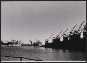 Hafenszene in Hamburg