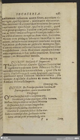 CCCCXCVIV. De Carolo V. Imperatore