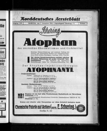 Jahrgang 1926, Hamburg, den 7. November 1926, Nummer 45