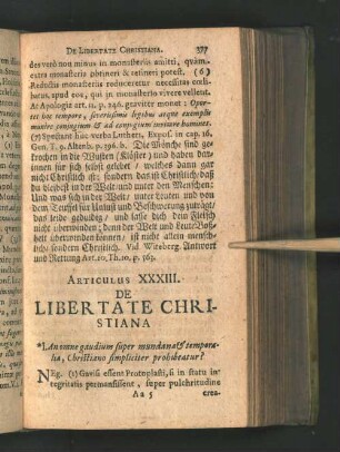 [Articulus XXXIII. - XXXVI.]