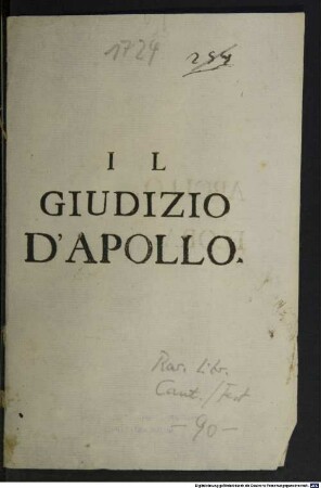 Il giudizio d'Apollo